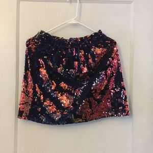 Zara medium mermaid/black sequin skirt. TAGS ON